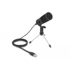 USB Condenser Microphone with Stand 24 Bit / 192 kHz for PC and Notebook