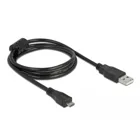 82299 - USB 2.0 Kabel Typ-A Stecker zu USB 2.0 Micro-B Stecker 1 m schwarz