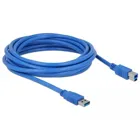Kabel USB 3.0 Typ-A Stecker > USB 3.0 Typ-B Stecker 5 m blau