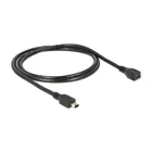 Kabel USB 2.0 mini-B Verlängerung St/Bu 1m