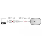 Optical 4-button USB Type-A + USB Type-C™ desktop mouse