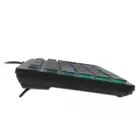Delock USB Keyboard wired 1.5 m black with RGB lighting