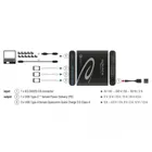 41431 - USB charger 1x USB Type-C™ PD 85 W + 3x USB Type-A, black