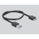 Externes Gehäuse für 2.5″ SATA HDD / SSD mit SuperSpeed USB Typ Micro-B Buchse - werkzeugfrei