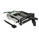 5.25″ removable frame for 1 x 2.5″ + 1 x 3.5″ SATA HDD + 2 x USB 3.0 ports