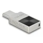 54085 - USB Stick, 128GB, silber/ vernickelt