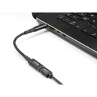 60031 - Adapterkabel Notebook Ladekabel USB Type-C™ Buchse zu HP 4,5 x 3,0 mm Stecker 90°
