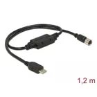 Anschlusskabel M8 Buchse Seriell wasserdicht > USB Type-C™ 2.0 Stecker 1,2 m
