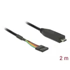 Konverter USB Type-C™ 2.0 Stecker zu LVTTL 6 Pin Pfostenbuchse 2,0 m