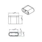 Staubschutz für USB Type-C™ Stecker 10 Stück schwarz