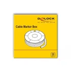 18358 - Delock cable marker box, No: 4, yellow, 500 pieces