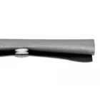 20725 - Kabelschutzschlauch mit Knopfverschluss hitzebeständig 2 m x 10 mm grau / schwarz