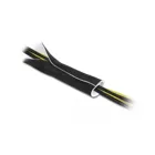 20865 - Kabelschlauch Neopren flexibel mit Klettverschluss 3 m x 135 mm schwarz/weiß