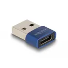 60051 - USB 2.0 Adapter USB Typ-A Stecker zu USB Type-C™ Buchse blau