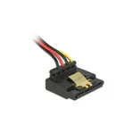 60154 - Kabel SATA 15 Pin Strom Stecker > SATA 15 Pin Strom Buchse 2 x unten / 2 x oben 30 cm