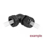 60335 - Cable gland 90° angled PG21 black