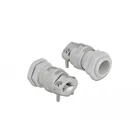60354 - Cable gland PG11 with strain relief and bending protection, grey