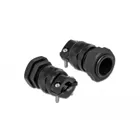 Cable gland PG13.5 with strain relief and bending protection black