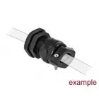 60357 - Cable gland PG16 with strain relief and bend protection black