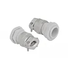 60358 - Cable gland PG16 with strain relief and bending protection, grey