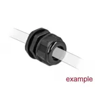 60367 - Cable gland PG21 for round cable black 2 pieces