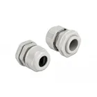 Cable gland PG16 for flat cable grey 2 pieces