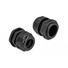 60387 - Cable gland PG21 for flat cable black 2 pieces