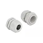 60392 - Cable gland PG21 for flat cable with two cable entries, grey, 2 pieces