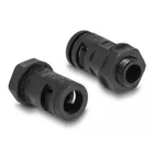 60461 - Cable protection conduit 2 m x 10 mm with PG7 conduit fitting set black
