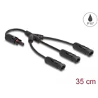 88225 - DL4 Solar Splitter Cable 1 x female to 3 x male 35 cm black