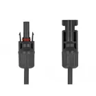 DL4 Solar cable 4 mm² male to female 1 m black