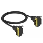 85905 - Delock DVI cable 18+1 male angled to 18+1 male angled 1 m