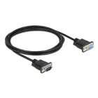 Delock Serial Cable RS-232 D-Sub9 male to female with narrow connector housing