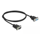 86601 - Serial cable RS-232 D-Sub9 male to female with narrow connector housing 1 m
