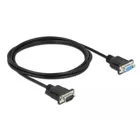 86602 - Serial cable RS-232 D-Sub9 male to female with narrow connector housing 2 m