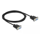 86605 - Serial cable RS-232 D-Sub9 female to female null modem with slim connector housing 2 m