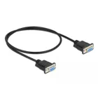 86614 - Serial cable RS-232 D-Sub9 female to female with narrow connector housing 0.5 m