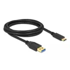 Delock SuperSpeed USB (USB 3.2 Gen 2) Cable Type-A to USB Type-C™ 2 m