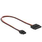 84857 - Kabel Power SATA 15 Pin Buchse zu Power Slim SATA 6 Pin Buchse (5 V) 24 cm