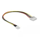85457 - Cable Power Floppy 4 Pin male to Molex 4 Pin female 30 cm