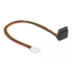 85510 - Kabel Power Floppy 4 Pin Buchse zu SATA 15 Pin Buchse Metall 30 cm