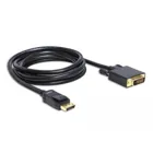 82591 - Kabel DisplayPort 1.1 Stecker zu DVI 24+1 Stecker Passiv 2 m schwarz