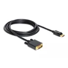 82592 - Kabel DisplayPort 1.1 Stecker zu DVI 24+1 Stecker Passiv 3 m schwarz