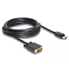 82593 - Cable DisplayPort 1.1 male to DVI 24+1 male passive 5 m black