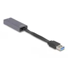 66247 - USB Typ-A Adapter zu 2,5 Gigabit LAN slim, grau