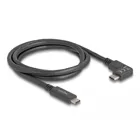 80037 - USB 10 Gbps Cable USB Type-C(TM) Male to USB Type-C(TM) Male Angled 1 m 4K PD 60 W