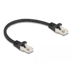 80185 - Cable RJ50 plug to RJ50 plug S/FTP 0.25 m black