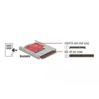 62495 - Converter IDE 44 Pin to mSATA with 2.5 inch frame - 7 mm