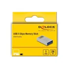 54006 - USB Stick, 256GB, silber/ vernickelt