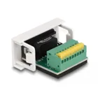 81408 - Easy 45 Modul D-Sub 9 Pin Stecker zu 9 Pin Terminalblock 22,5 x 45 mm